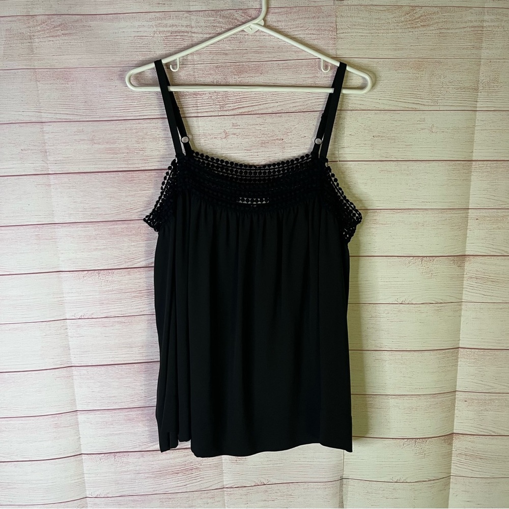 Rebecca Minkoff Black Cold Shoulder Top Blouse Size Medium